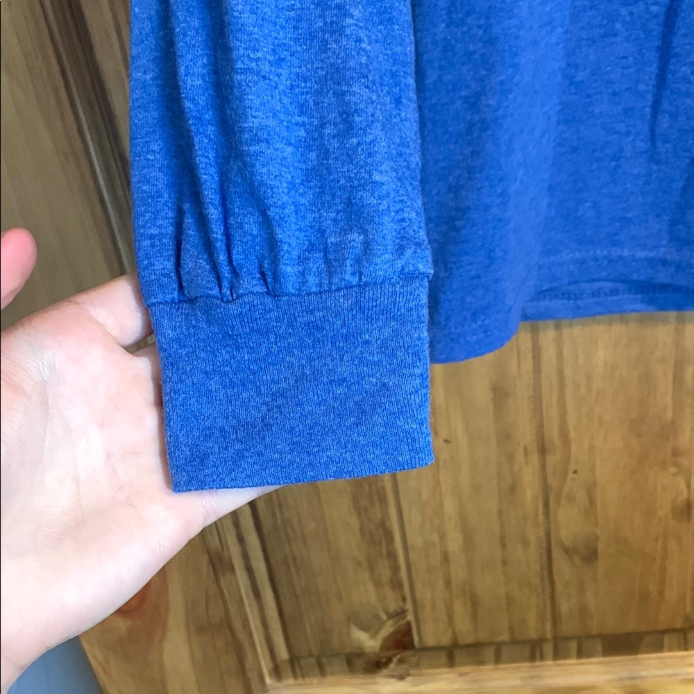 Blue Graphic Long Sleeve Tee - Picture 2 of 8